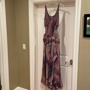 Mauve evening gown